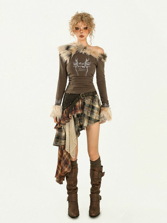 evilyumi Off-the-shoulder top