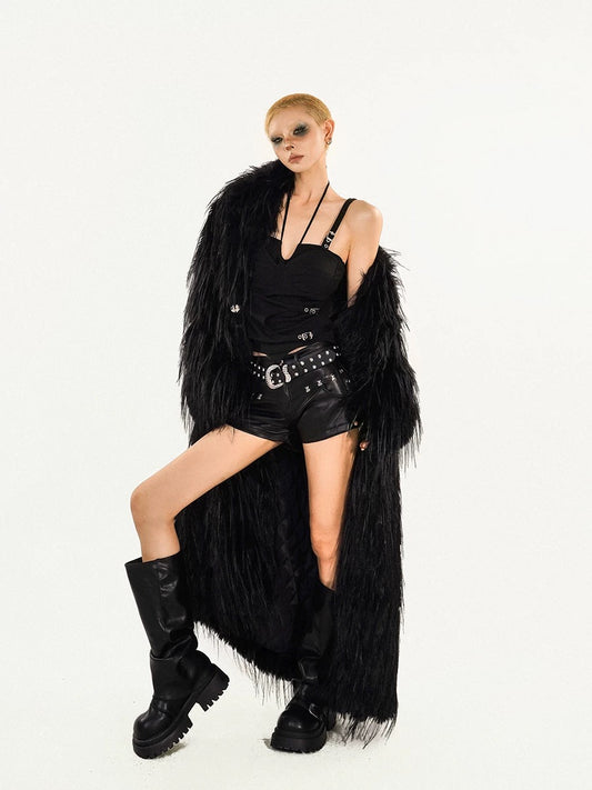 evilyumi leather shorts