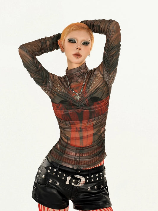 evilyumi leather shorts