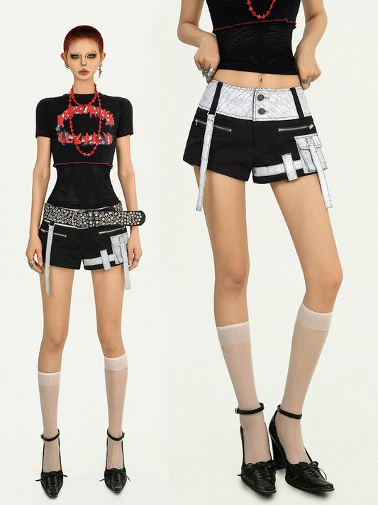 evilyumi low-waisted shorts