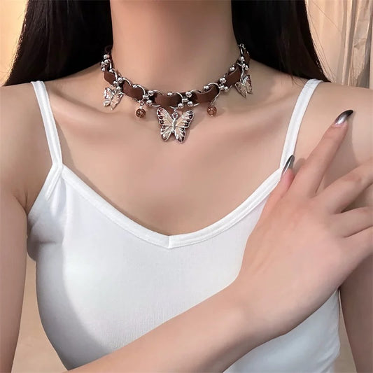 evilyumi butterfly necklace