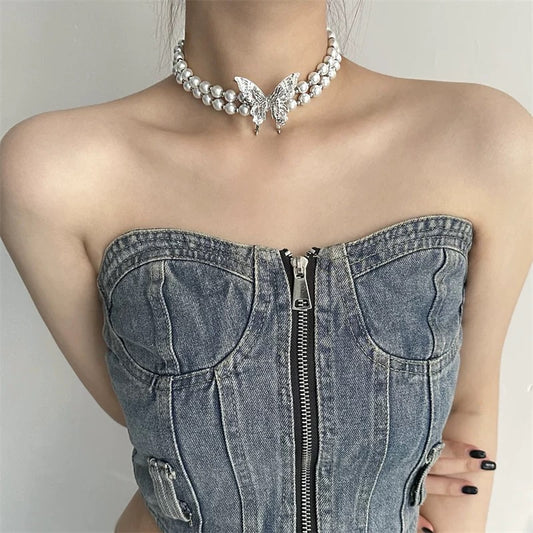 evilyumi butterfly necklace