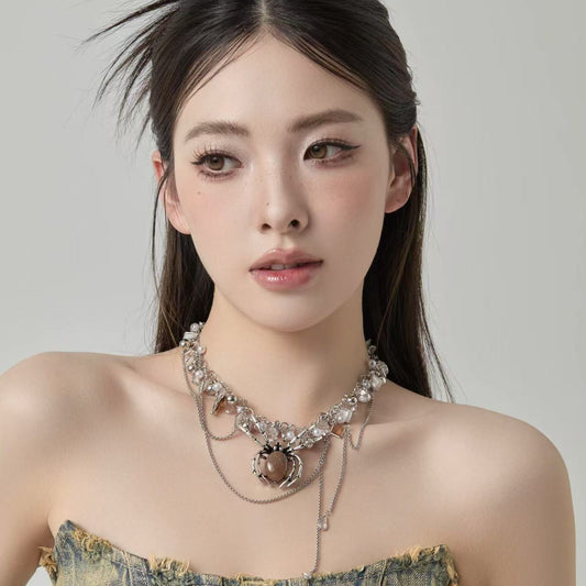 evilyumi Spider Punk Necklace